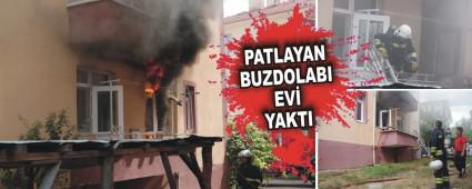 PATLAYAN BUZDOLABI EV� YAKTI