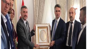 MHP y�netiminden Vali Baru�'a ziyaret