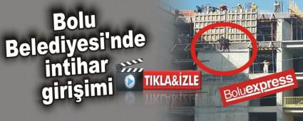 Bolu Belediyesi'nde intihar giri�imi