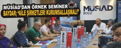 M�S�AD'dan �rnek seminer