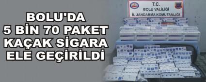 BOLU'DA 5 B�N 70 PAKET KA�AK S�GARA ELE GE��R�LD�