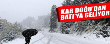 KAR, DO�UDAN BATIYA GEL�YOR