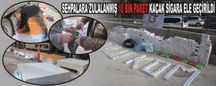 SEHPALARA ZULALANMI� 10 B�N PAKET KA�AK S�GARA ELE GE��R�LD�