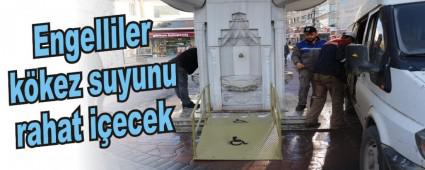 Engelliler k�kez suyunu rahat i�ecek