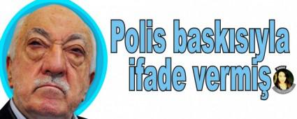 Polis bask�s�yla ifade vermi�