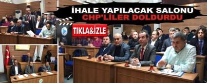 CHP'den ihale �ncesi protesto