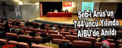 �eb-i Ar�s'un 744'�nc� Y�l�nda A�B�'de An�ld�