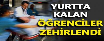 YURTTA KALAN ��RENC�LER HASTANEYE KALDIRILDI