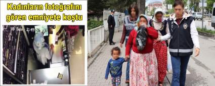 Kad�nlar�n foto�raf�n� g�ren emniyete ko�tu