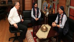 T�rkiye �zcilik Federasyonu Ba�kan� Suba��'dan Bolu Belediye Ba�kan� Y�lmaz'a ziyaret