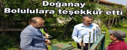 Do�anay Bolululara te�ekk�r etti