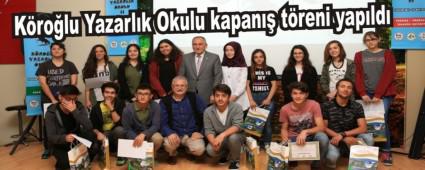 K�ro�lu Yazarl�k Okulu kapan�� t�reni yap�ld�