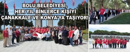 BOLU BELED�YES�,  HER YIL B�NLERCE K���Y� �ANAKKALE VE KONYA\'YA TA�IYOR!