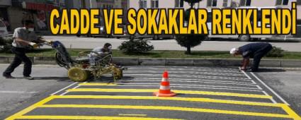 CADDE VE SOKAKLAR RENKLEND�