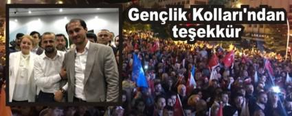 Gen�lik Kollar�'ndan te�ekk�r