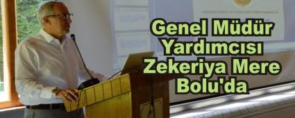 Genel M�d�r Yard�mc�s� Zekeriya Mere Bolu'da