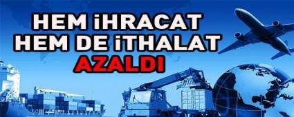 Bolu'da ihracat ve ithalat azald�
