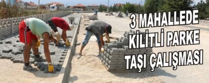 3 MAHALLEDE K�L�TL� PARKE TA�I �ALI�MASI