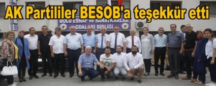 AK Partililer BESOB'a te�ekk�r etti