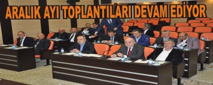 ARALIK AYI TOPLANTILARI DEVAM ED�YOR