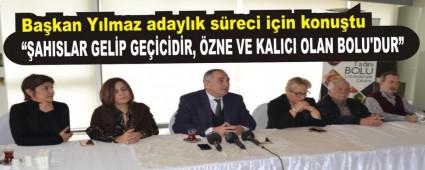 Ba�kan Y�lmaz adayl�k s�reci i�in konu�tu