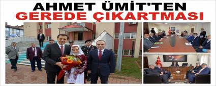 AHMET �M�T'TEN GEREDE �IKARTMASI
