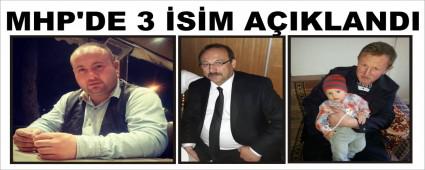 MHP'DE 3 �S�M A�IKLANDI