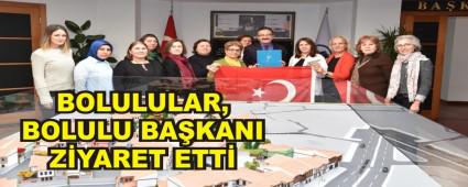 BOLULULAR, BOLULU BA�KANI Z�YARET ETT�