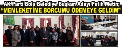 �MEMLEKET�ME BORCUMU �DEMEYE GELD�M�