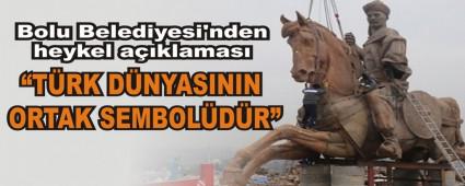 Bolu Belediyesi'nden heykel a��klamas�