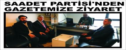 SAADET PART�S�'NDEN GAZETEM�ZE Z�YARET