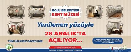 Bolu Kent M�zesi a��l�yor�