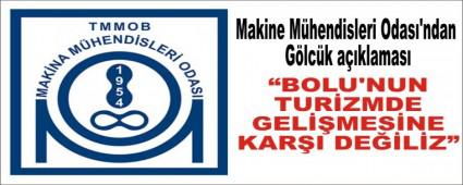 Makine M�hendisleri Odas�'ndan G�lc�k a��klamas�