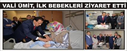 VAL� �M�T, �LK BEBEKLER� Z�YARET ETT�
