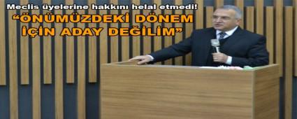 Meclis �yelerine hakk�n� helal etmedi!