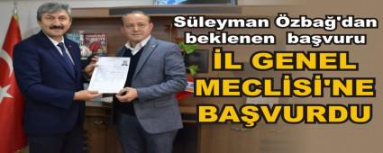 S�leyman �zba�'dan beklenen  ba�vuru
