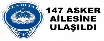 147 ASKER A�LES�NE ULA�ILDI