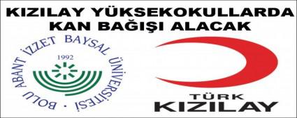 KIZILAY Y�KSEKOKULLARDA KAN BA�I�I ALACAK