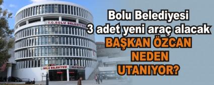 Bolu Belediyesi 3 adet yeni ara� alacak