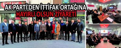 AK PART�\'DEN �TT�FAK ORTA�INA HAYIRLI OLSUN Z�YARET�