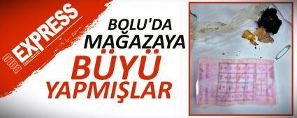 BOLU\'DA MA�AZAYA B�Y� YAPMI�LAR