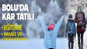 BOLU\'DA KAR TAT�L�