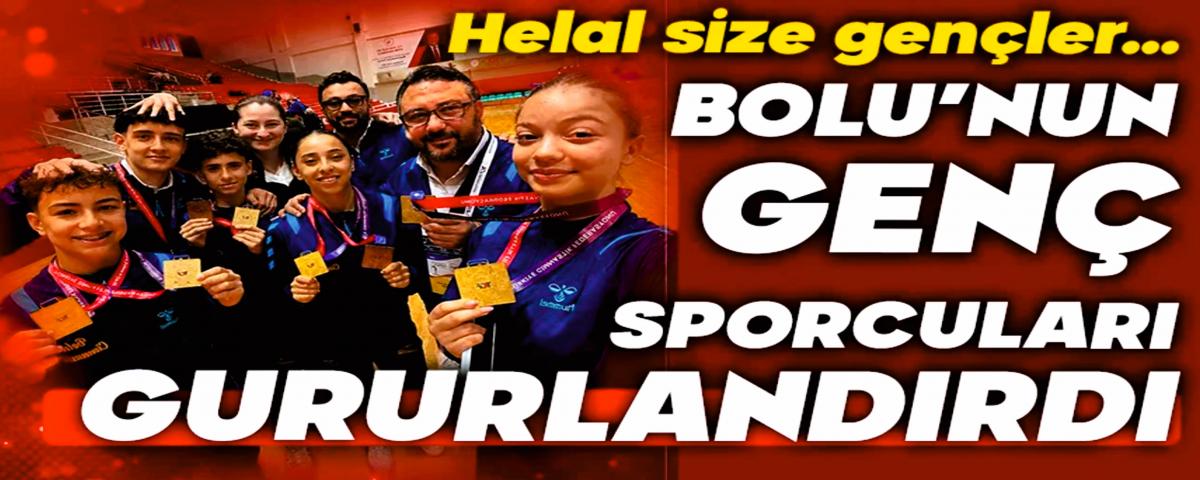 Bolu'nun Gen� Sporcular� Gururland�rd�