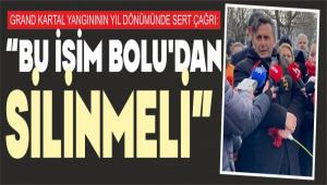 GRAND KARTAL YANGINININ YIL D�N�M�NDE SERT �A�RI: