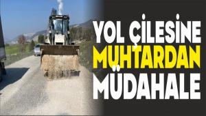 BOLU\'DA YOL ��LES�NE MUHTARDAN M�DAHALE
