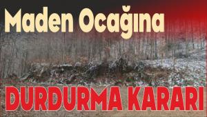 MENGEN\'DE MADEN PROJES�NE MAHKEMEDEN FREN