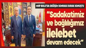 MHP BOLU\'DA DE����M SONRASI DURAK KONU�TU