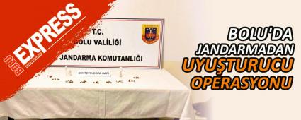 BOLU\'DA JANDARMADAN UYU�TURUCU OPERASYONU
